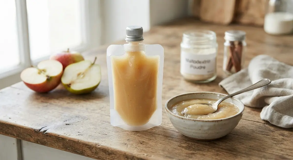 Homemade Apple Pear Maltodextrin Compote
